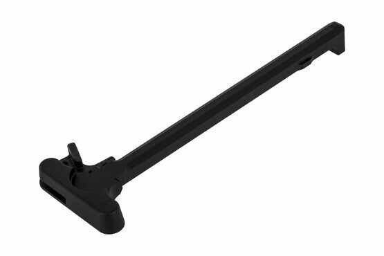 The LMT charging handle makes charging your rifle easy even if you have a scope installed